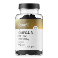 OstroVit Omega 3 D3+K2 90 kaps