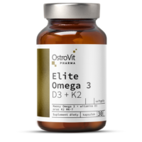 OstroVit Pharma Elite Omega 3 D3 + K2 30 kapslit