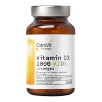 OstroVit Pharma Vitamin D3 1000 mg imemistabletid lastele 360 ​​tabletti vaarikas