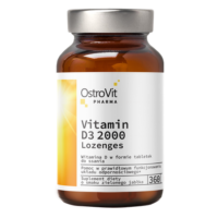 OstroVit Pharma D3-vitamiin 2000 RÜ pastillid 360 tabletti roheline õun