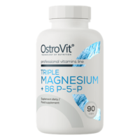 OstroVit Triple Magnesium + B6 P-5-P 90 kapsel