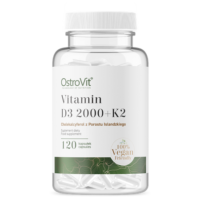 OstroVit Vitamiin D3 2000 IU + K2 VEGE 120 kapslit