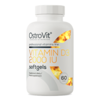 OstroVit Vitamiin D3 2000 IU pehmed geelid 60 kapslit