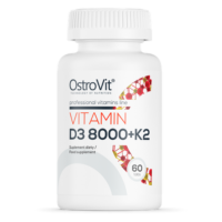 OstroVit Vitamiin D3 8000 RÜ + K2 60 tab
