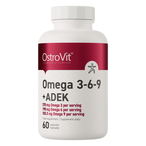 OstroVit Omega 3-6-9 + ADEK 60 kapslit