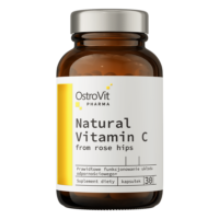 OstroVit Pharma looduslik C-vitamiin kibuvitsamarjadest 30 kapslit